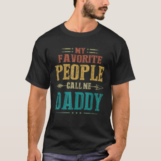 Camiseta Mens Mi Gente Favorita Me Llama Papi Vintage Fath