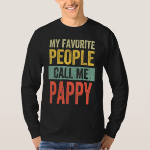 Camiseta Mens Mi Gente Favorita Me Llama Pappy Dad