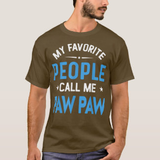 Camiseta Mens Mi Gente Favorita Me Llama Paw Paw, Funny Paw