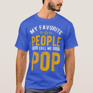Camiseta Mens Mi gente favorita me llama POP, Grasa POP div