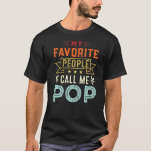 Camiseta Mens Mi Gente Favorita Me Llama Pop Retro Fat