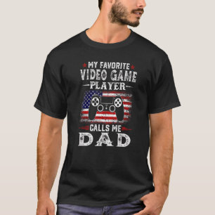 Camiseta Mens Mi jugador favorito de videojuegos nos llama 
