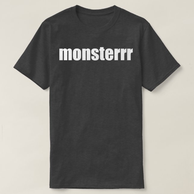 Camiseta Mens MONSTER Gym Fitness Workout Bodybuilding Moti (Diseño del anverso)