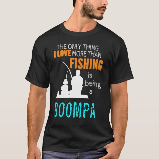 Camiseta Mens More Than Love Fishing Boompa Special Grandpa (Anverso)