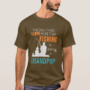 Camiseta Mens More Than Love Fishing Grandpop Special Grand