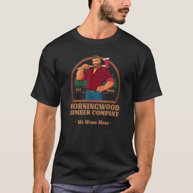 Camiseta Mens Morningwood Lumber Company (Anverso)