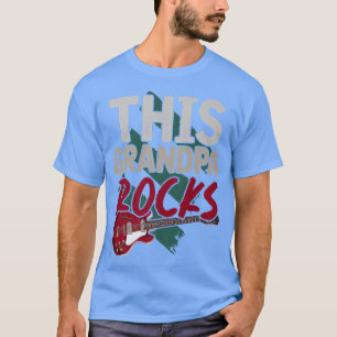 Camiseta Mens Musician Retired Grandpa Guitarist Music Reti