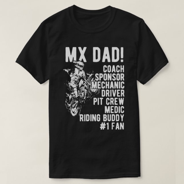 Camiseta Mens Mx Dad Moto Cross Dad.png (Diseño del anverso)