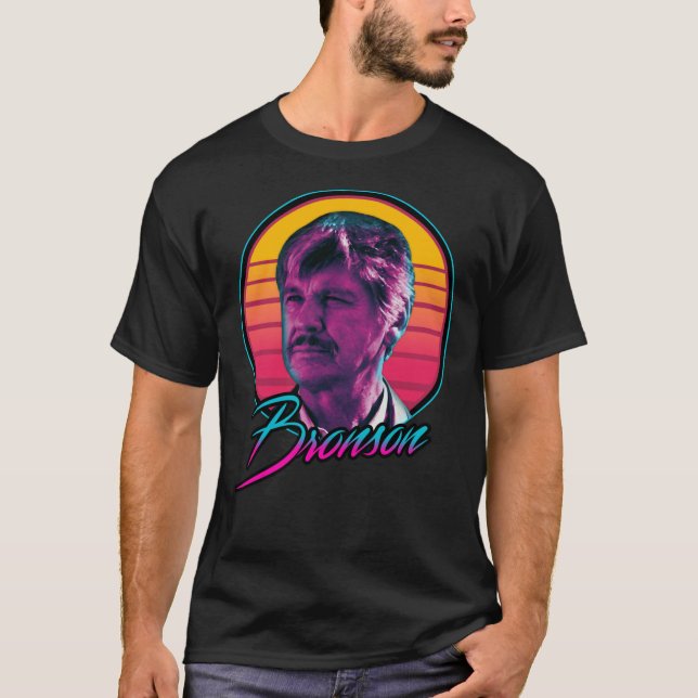 Camiseta Mens My Favorite Charles Bronson - Retro Christmas (Anverso)