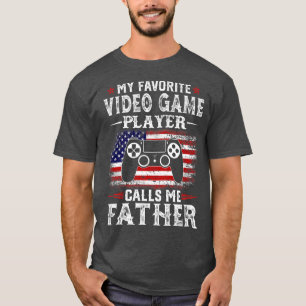 Camiseta Mens My Favorite Video Game Player Calls Me Father