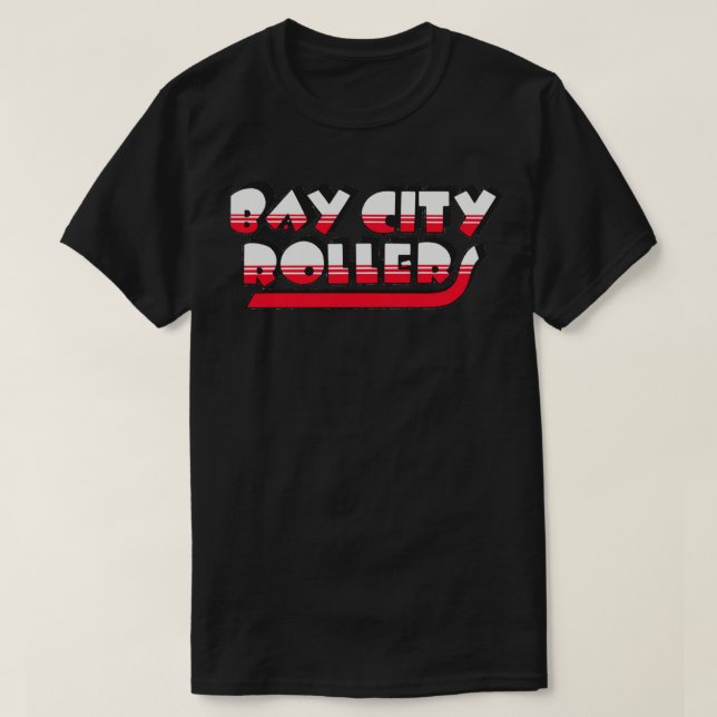 Camiseta Mens My Favorito Band Bay City Rollers Rock musica (Diseño del anverso)