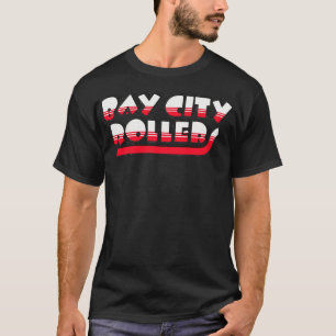 Camiseta Mens My Favorito Band Bay City Rollers Rock musica