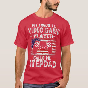 Camiseta Mens My Favoritos Video Game Player Me Llama Stepd