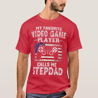 Camiseta Mens My Favoritos Video Game Player Me Llama Stepd