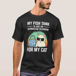 Camiseta Mens My Fish Tank Es Sólo Una Televisión Interacti