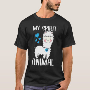 Camiseta Mens My Spirit Animal Llama I Love Dad Hearen Vale