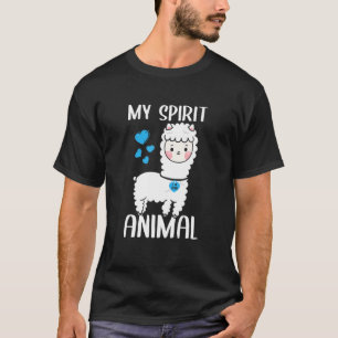 Camiseta Mens My Spirit Animal Llama I Love Dad Hearen Vale