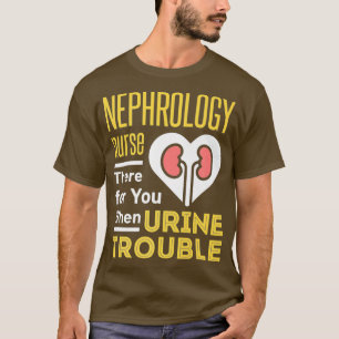 Camiseta Mens Nefrología Enfermera Enfermería Diálisis Grac