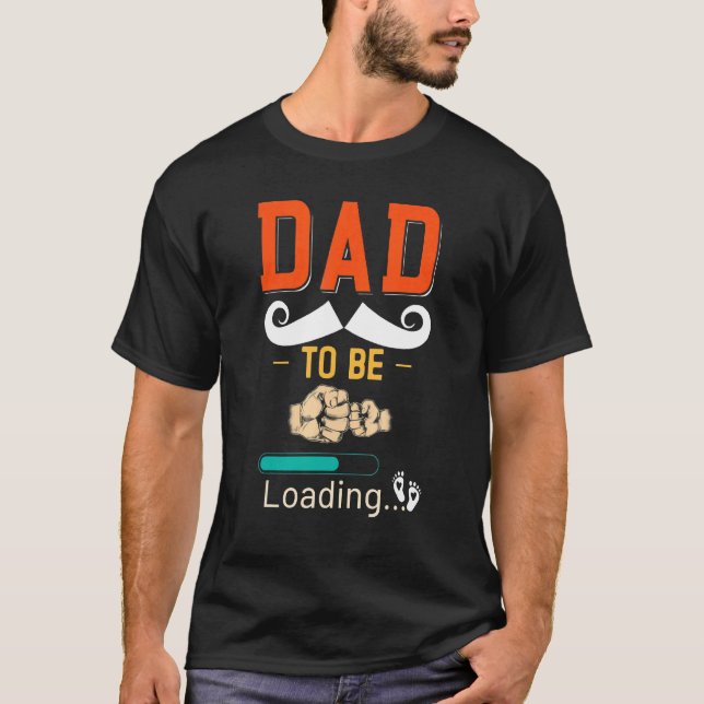 Camiseta Mens New Dad to Be  Father Soon to Be Dad Pregnant (Anverso)