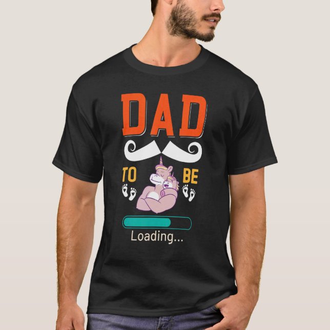 Camiseta Mens New Dad to Be  Father Soon to Be Dad Pregnant (Anverso)