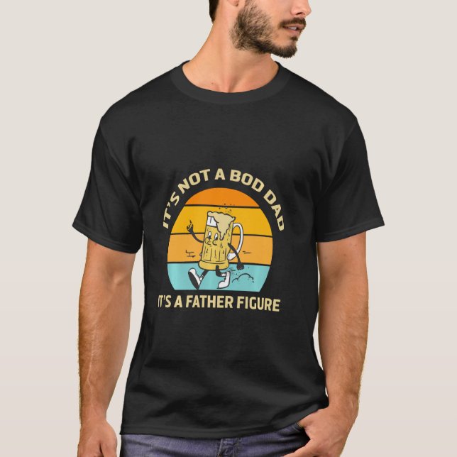 Camiseta Mens No Es Un Bod De Papá Es Un Retro De Figura De (Anverso)