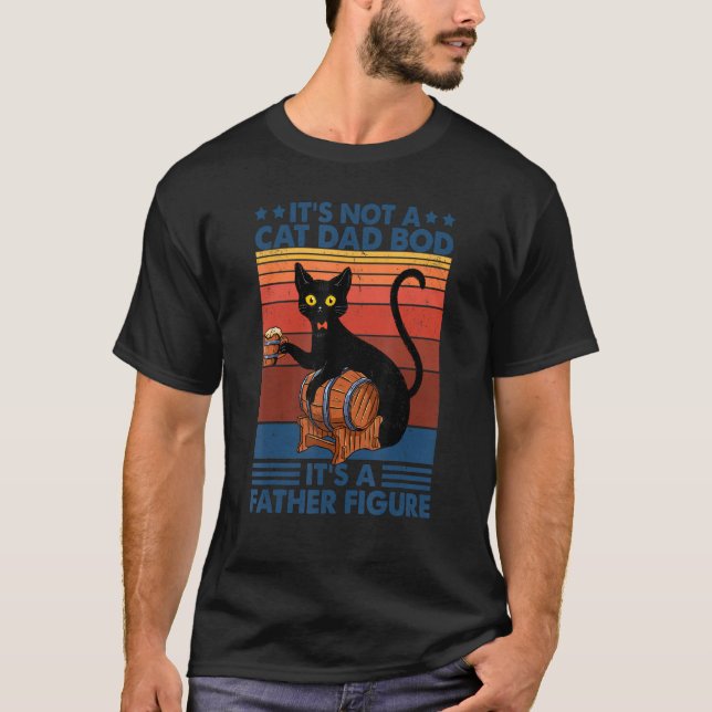 Camiseta Mens No Es Un Bod De Papá Gato Es Una Figura De Pa (Anverso)