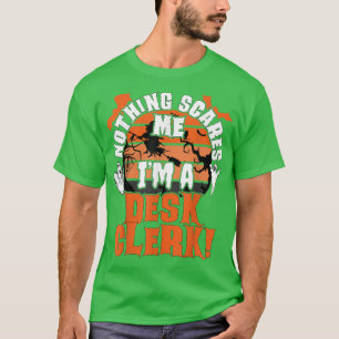 Camiseta Mens Nothing me asusta Soy un empleado de escritor