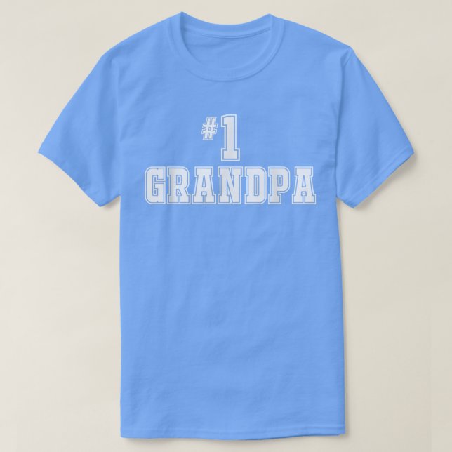 Camiseta Men's Number 1 1 Grandpa  Grandfather  (Diseño del anverso)