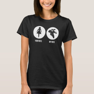 Camiseta Mens Nurse Your Wife My Wife Nurse Quote For Hus