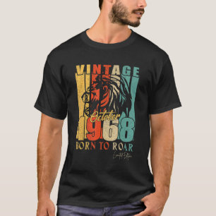 Camiseta Mens Octubre 1968 54 Años Edición Lion