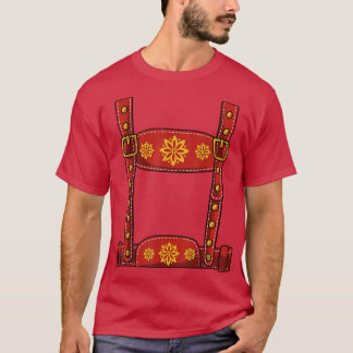 Camiseta Mens Oktoberfest Halloween Costume Mens Ledermangu
