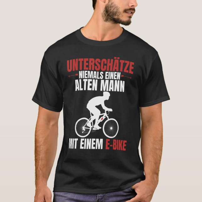 Camiseta Mens Olten Mann E Bicicleta (Anverso)