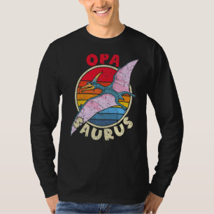 Camiseta Mens Opa Saurus I Pterodactylus I Familia Matanza