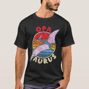 Camiseta Mens Opa Saurus I Pterodactylus I Familia Matanza