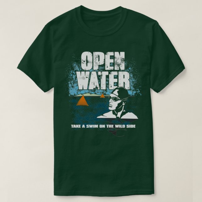 Camiseta Mens Open Water Swimming y Triathlon (Diseño del anverso)