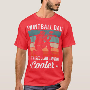 Camiseta Mens Paintball Dad Like A Regular Dad But Cooler