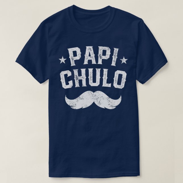 Camiseta Mens Papi Chulo Regalo para papá (Diseño del anverso)