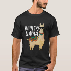 Camiseta Mens Papito Llama Papa Papa España Papi Funny Llam