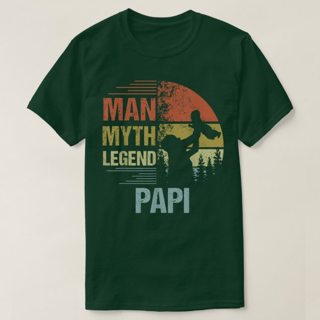 Camiseta Mens Papy Myth Legend para padre y hombre gracioso (Diseño del anverso)