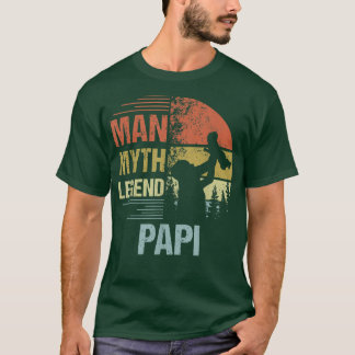 Camiseta Mens Papy Myth Legend para padre y hombre gracioso