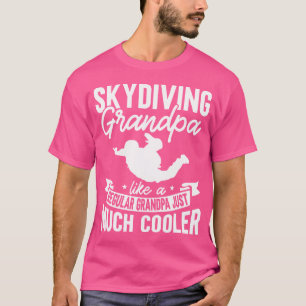 Camiseta Mens Parachute Skydiver Cita Abuelo de Skydiving