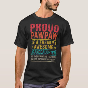 Camiseta Mens Pawpaw De La Nieta Pawpaw Abuela