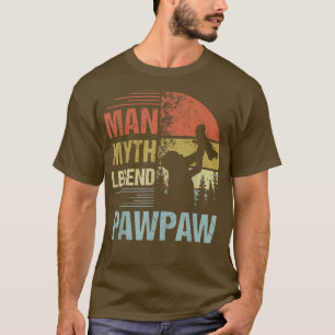 Camiseta Mens Pawpaw Myth Legend For Mens & Dad Funny Fath