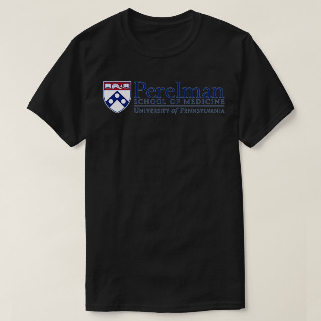 Camiseta Mens Penn Quakers Apparel Perelman School of Medic (Diseño del anverso)