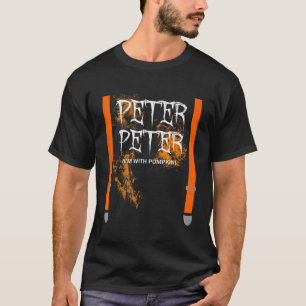 Camiseta Mens Peter Peter Pumpkin Come Halloween Parejas C