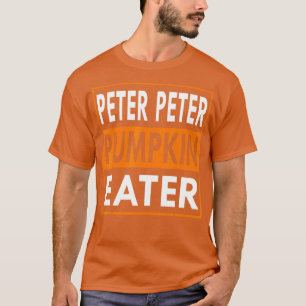 Camiseta Mens Peter Pumpkin Comer Pareja Matanza Halloween