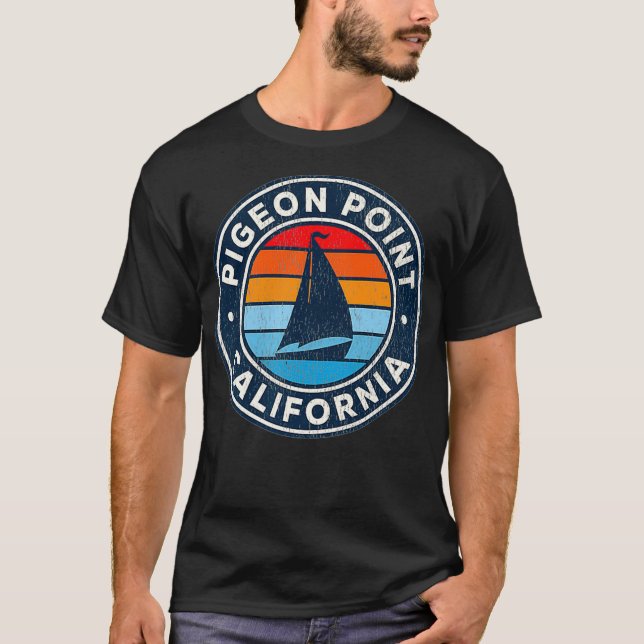 Camiseta Mens Pigeon Point California (Anverso)