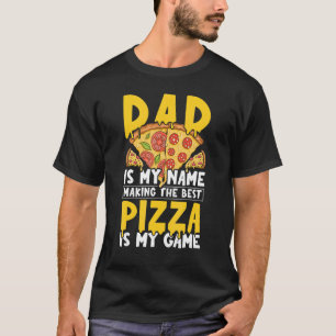 Camiseta Mens Pizzeria Profesional Pizza Baker Dad - Pizza
