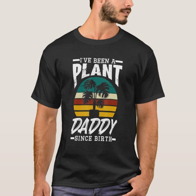 Camiseta Mens Plant Daddy Gardener Vintage (Anverso)