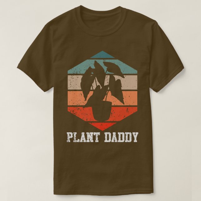 Camiseta Mens Plant Daddy  Plant Dad Nature Gardener Garden (Diseño del anverso)